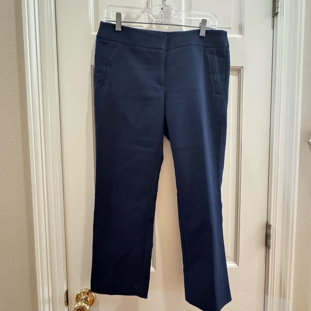 LOFT Navy Straight Leg Pants